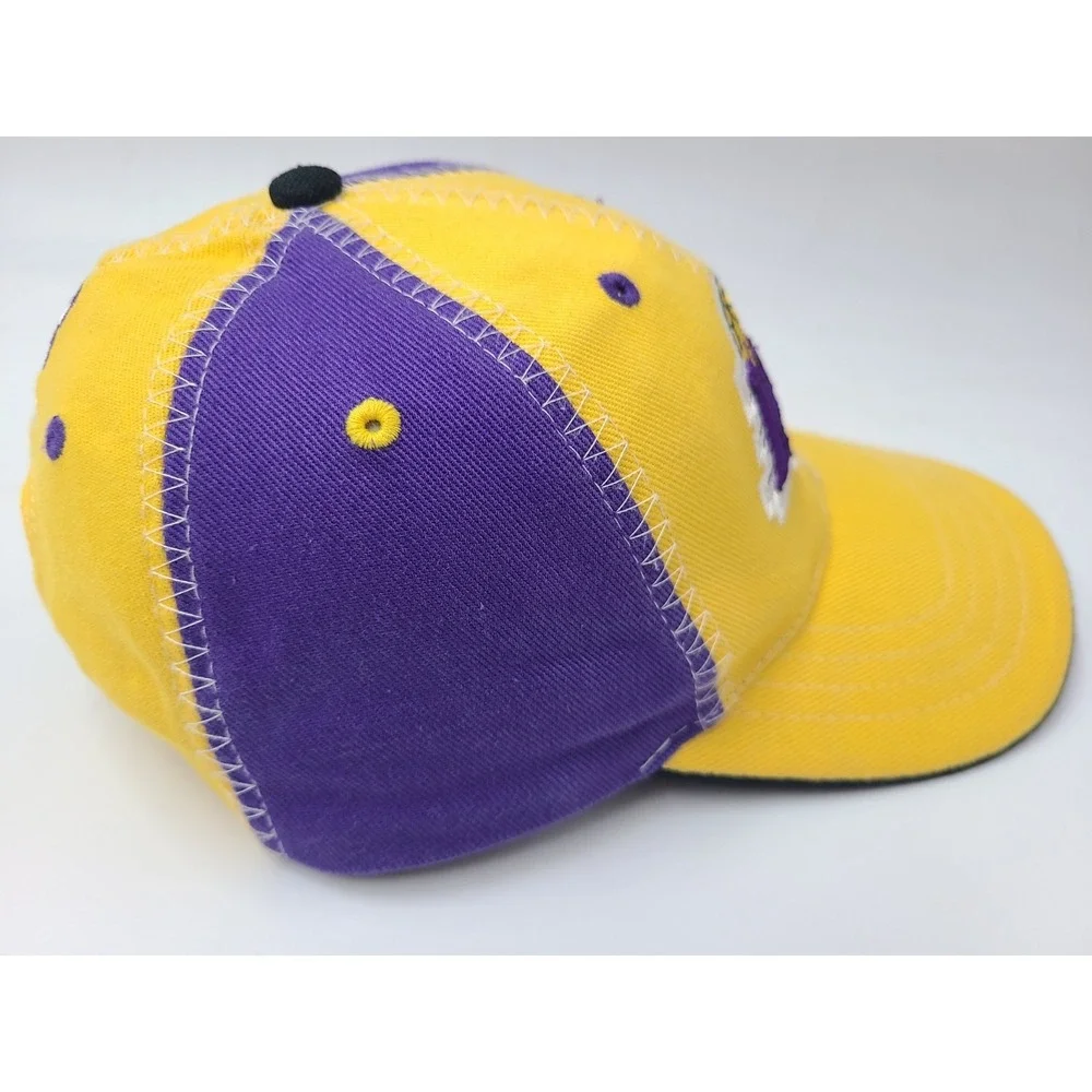Vintage Youth‎ Los Angeles Lakers Kobe Bryant #8 Drew Pearson Hat Cap NBA Yellow